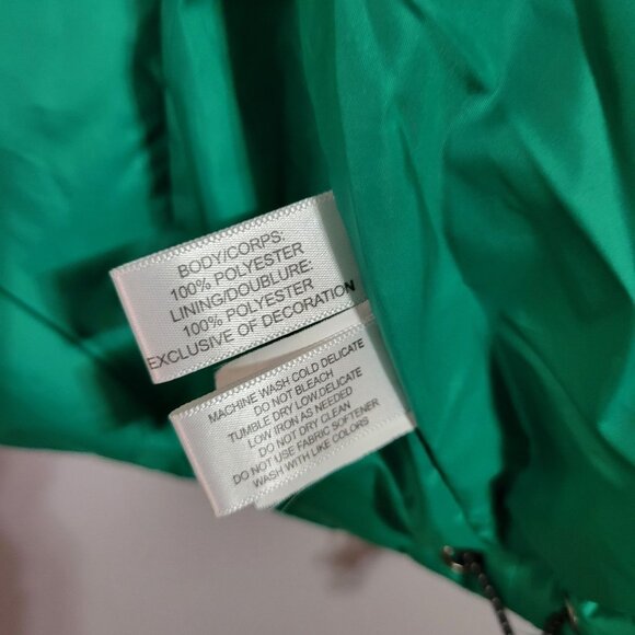 Cutter & Buck Loft Barlow Pass Green Puffer Jacket With Zippered Pockets & High - Picture 11 of 12